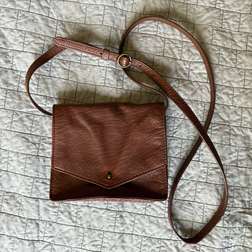 Lucky Band Leather Crossbody/Clutch Bag